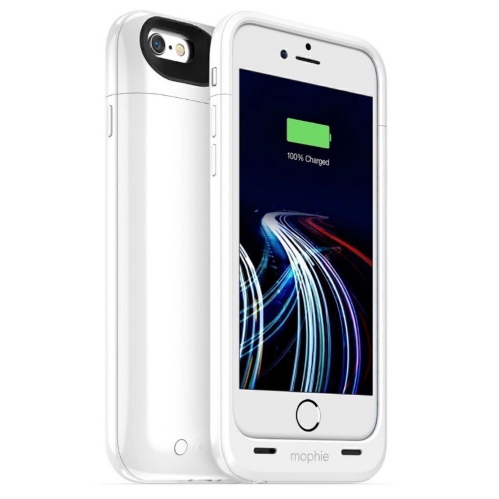 New Mophie Juice Pack Air iPhone 6/6s White External Rechargeable Battery Case